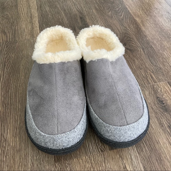 Kamik Faux Shearling Slippers in Nutmeg - Picture 3 of 8